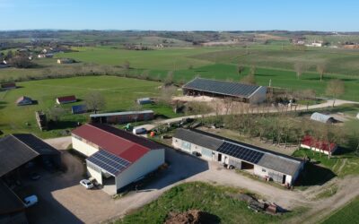 Installation photovoltaïque de plus de 100 kWc sur bâtiments agricoles en autofinancement dans le Tarn (81)