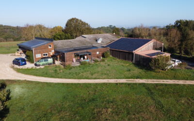 Installation photovoltaïque de 36 kWc en autoconsommation sur un bâtiment industriel à Vaissac, dans le Tarn-et-Garonne (82)